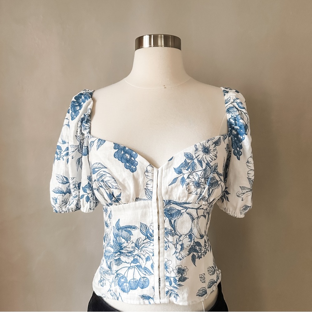REFORMATION Linen Top Size 6